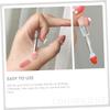 HONMEET Lip Brush Set for Lipstick Eye Shadows 4pcs Silicone Makeup Applicators Reusable Lip Applicators view 4