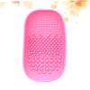 BIUDECO Makeup Brush Cleaning Pad Brush Washing Dish Handheld for Women Random Colors view 3