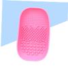 BIUDECO Makeup Brush Cleaning Pad Brush Washing Dish Handheld for Women Random Colors view 4