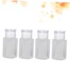 4pcs Nail Cleaner Press Pump Bottle 120ml Plastic view 3