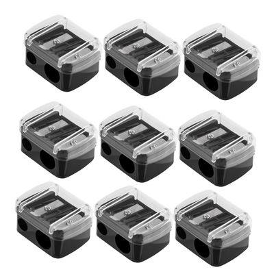 FRCOLOR 30pcs Cosmetic Pencil Sharpener Eyebrow Lip Liner Eyeliner Crayon Sharpener Small and Portable for Women