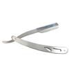 Outanaya Stainless Steel Folding for Men Manual Shaving Tool Professional Barber Shaver Space-saving Design for Beard and Hair Silver Included view 1