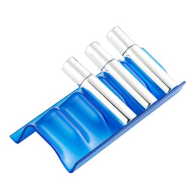 COHEALI 3pcs Stackable Bottle Rack Foldable Organizer for Home Office and Classes Slot Plastic Display Holder for Easy Access and Storage