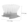 Hoement 8pcs Removable Dish Brush Heads Set Kitchen Cleaning Tool with Area Bristles for Efficient Dish Washing and Pot Cleaning Gray Replacement Heads view 2