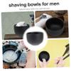 BIUDECO Stainless Steel Double Layer Shaving Bowl for Men Natural Shaving Cream Bowl view 3