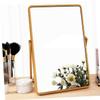 Outanaya Solid Wood Vanity Mirror Boho Bedroom Decor Makeup Light Dorm Decor Mirrors Dressing Table Adorn Makeup Supply view 2