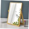 Outanaya Solid Wood Vanity Mirror Boho Bedroom Decor Makeup Light Dorm Decor Mirrors Dressing Table Adorn Makeup Supply view 4