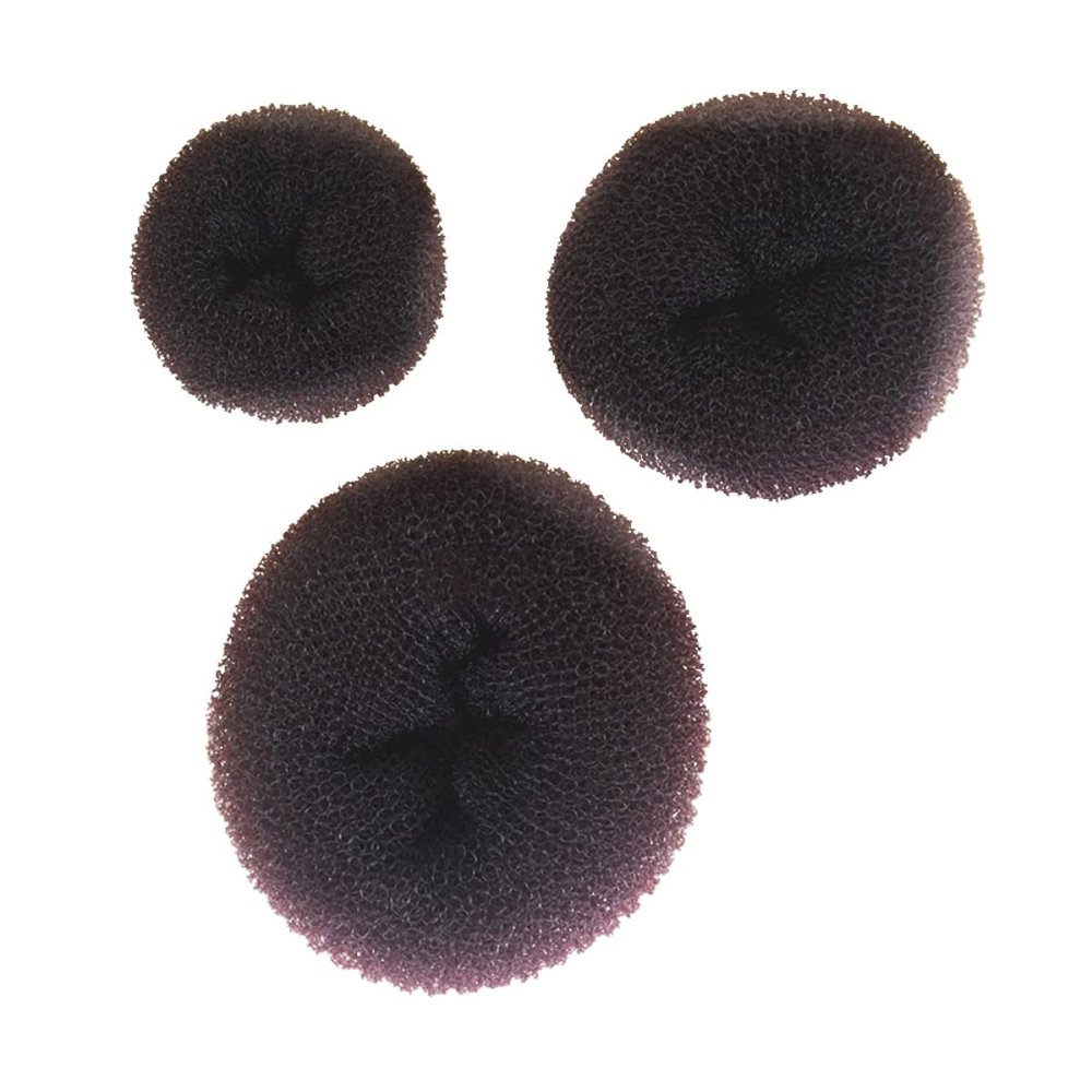 BIUDECO Hair Styling Tool Kit 3pcs Hair Bun Maker Sponge Bun Cover Donut Hairdressing Accessories No Hair Damage No Odor for Occasions
