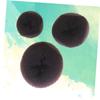BIUDECO Hair Styling Tool Kit 3pcs Hair Bun Maker Sponge Bun Cover Donut Hairdressing Accessories No Hair Damage No Odor for Occasions view 3