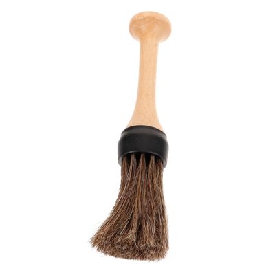 FOYTOKI Barber Hair Brush with Handle Portable Neck Duster for Hair Salon Manual Shaving Tool Lightweight and Versatile Grooming Brush