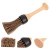 FOYTOKI Barber Hair Brush with Handle Portable Neck Duster for Hair Salon Manual Shaving Tool Lightweight and Versatile Grooming Brush view 2