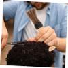 FOYTOKI Barber Hair Brush with Handle Portable Neck Duster for Hair Salon Manual Shaving Tool Lightweight and Versatile Grooming Brush view 3