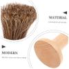 FOYTOKI Barber Hair Brush with Handle Portable Neck Duster for Hair Salon Manual Shaving Tool Lightweight and Versatile Grooming Brush view 4