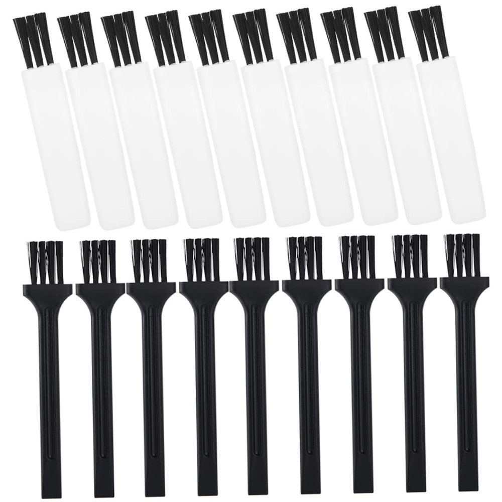 BIUDECO 30pcs Mini Cleaning Brush for Hair Clipper Electric Shaver Razor Straw Cleaner