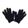 FOYTOKI Bath Exfoliating Gloves for Shower Acrylic Fiber Mitts One Size Black Exfoliating Bath Gloves for Women view 1