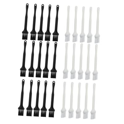 OHPHCALL Shave Brushes for Men 30pcs Beard Cleaning Brush Set Breakage Nylon Bristles Easy to Clean