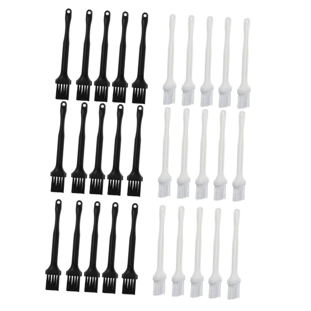 OHPHCALL Shave Brushes for Men 30pcs Beard Cleaning Brush Set Breakage Nylon Bristles Easy to Clean