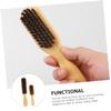 Gogogmee 2pcs Men's Hair Beard Cleaning Brush Set Salon Face Hair Brush Gentle Bristles Barber Hairdressing Portable view 2
