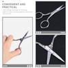 Mikinona Professional Eyebrow Scissors Set 6pcs Mini Stainless Steel Scissors for Facial Hair view 2