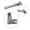 2Pcs 360 Degree Rotating Large Nail Clippers Stainless Steel view 2