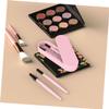 OHPHCALL Portable Pink Eyebrow Grooming Brush and Eyelash Comb Kit with Case Durable Silicone Makeup Tool for Daily Use and Travel Reusable Eyelash Applicator view 3