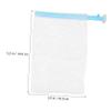 Outanaya 8pcs Exfoliating Soap Net Pouch Foaming Facial Cleansing Mesh Bag for Easy Travel Drying Durable Design with Drawstring for Sensitive Skin view 2