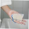 Outanaya 8pcs Exfoliating Soap Net Pouch Foaming Facial Cleansing Mesh Bag for Easy Travel Drying Durable Design with Drawstring for Sensitive Skin view 4