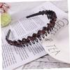 Outanaya Wave Shape Head Band Acrylic Headband Hair Accessories Women Headwear Party Headdress Selfie Prop view 2