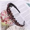 Outanaya Wave Shape Head Band Acrylic Headband Hair Accessories Women Headwear Party Headdress Selfie Prop view 3