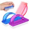 Hohopeti 6pcs Manicure Tools Nail Brush Handle Grip for Nail Art Cleaning Scrubbing Travel view 1
