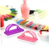 Hohopeti 6pcs Manicure Tools Nail Brush Handle Grip for Nail Art Cleaning Scrubbing Travel view 2