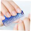 Hohopeti 6pcs Manicure Tools Nail Brush Handle Grip for Nail Art Cleaning Scrubbing Travel view 3