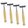 FRCOLOR 4pcs Men Bamboo Handle Razor for Mustache Trimmer Eco-friendly Shaving view 1