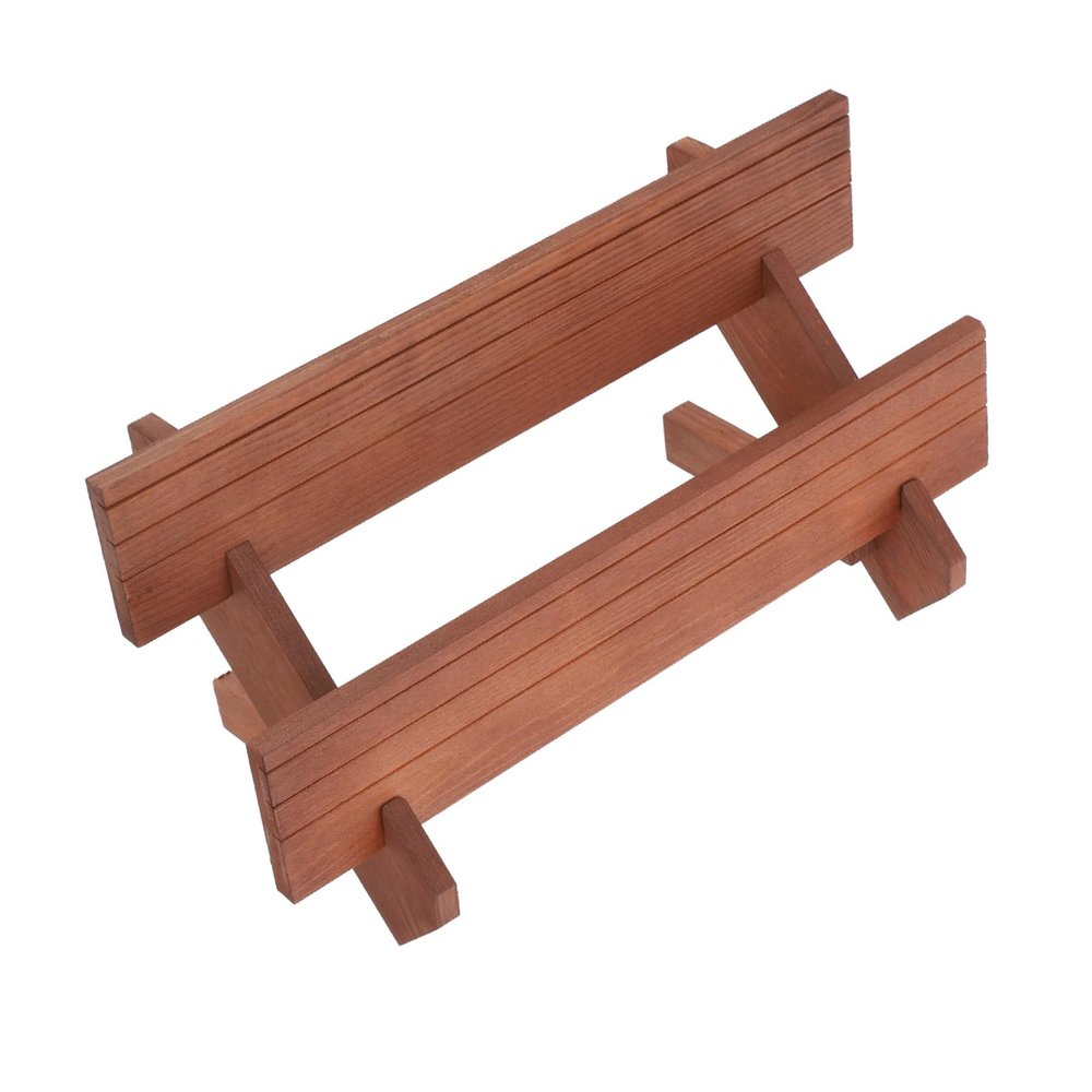 HONMEET False Nail Holder Display Rack Convenient Wooden Organizer for Nail Tips Easy to Assemble Portable Design for Go Use for Craft Shows