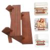 HONMEET False Nail Holder Display Rack Convenient Wooden Organizer for Nail Tips Easy to Assemble Portable Design for Go Use for Craft Shows view 3