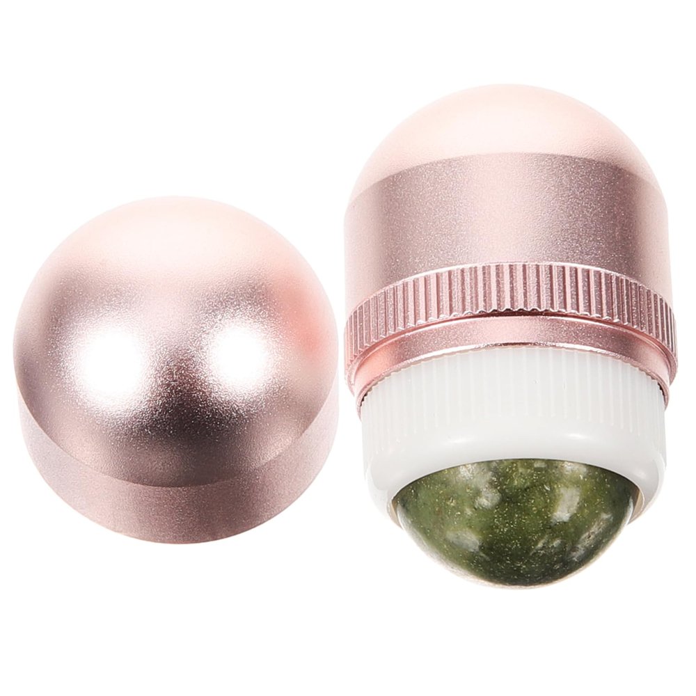 FRCOLOR Jade Roller Massage Stick Gua Sha Facial Tool Skin Care Eye Roller Face Massager Women Beauty Tools