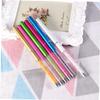Outanaya 6pcs Spiral Eyelash Brush with Rhinestone Handle for Mascara Application Eyelash Extension Tools White Rose Red Dark Green view 4
