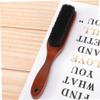 HONMEET 1pc Portable Beard Brush for Men Wooden Handle Natural Boar Bristles for Grooming Sideburns and Styling Facial -friendly Design for Easy Use view 4