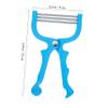 FOYTOKI Facial Hair Removing Brush Manual Epilator Spring Hair Remover for Cheeks view 2