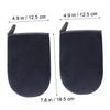 Outanaya 2-piece Self Tanning Applicator Mitts Black Sunless Tanning Gloves for Easy Even Application Lint Comfortable Fit view 2