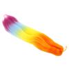 OHPHCALL Dreadlock Wig for Women Hair Extensions Rainbow Braiding Pre-stretched Cosplay Party Wear view 1