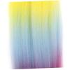 OHPHCALL Dreadlock Wig for Women Hair Extensions Rainbow Braiding Pre-stretched Cosplay Party Wear view 4