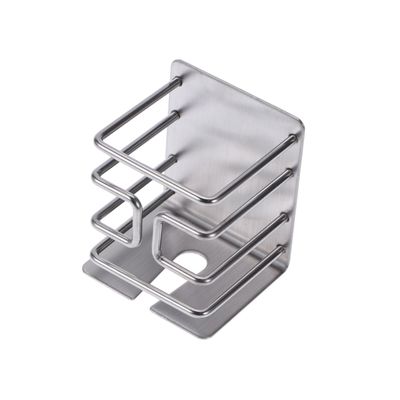 CAXUSD Wall Mount Electric Shaver Rack Holder Non-Traceless Storage for Bathroom Kitchen and Bedroom Strong Adhesive Easy Installation Stainless Steel Design