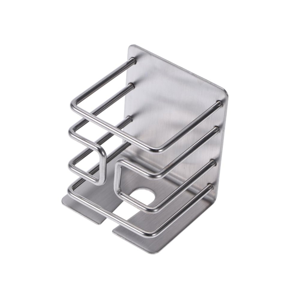 CAXUSD Wall Mount Electric Shaver Rack Holder Non-Traceless Storage for Bathroom Kitchen and Bedroom Strong Adhesive Easy Installation Stainless Steel Design