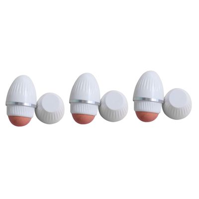 PLAFOPE 3pcs Facial Oil Absorbing Portable Volcanic Roller for Oily Skin Compact Oil Remover Tool Elegant Design Travel-friendly Face Roller