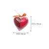 Outanaya Portable Makeup Sponges Soft Heart-shaped Foundation Blending Sponges for Liquid and Powder Cosmetics for Makeup Application and Blending Random Colors view 2