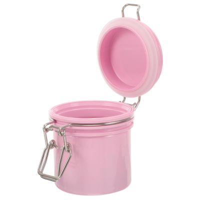 Pink 200ml Eyelash Glue Storage Container, Leak Proof Lash Adhesive Jar