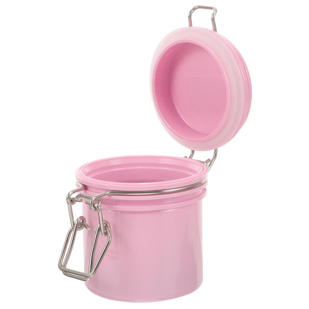 Pink 200ml Eyelash Glue Storage Container, Leak Proof Lash Adhesive Jar