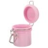 Pink 200ml Eyelash Glue Storage Container, Leak Proof Lash Adhesive Jar view 1