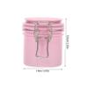 Pink 200ml Eyelash Glue Storage Container, Leak Proof Lash Adhesive Jar view 2
